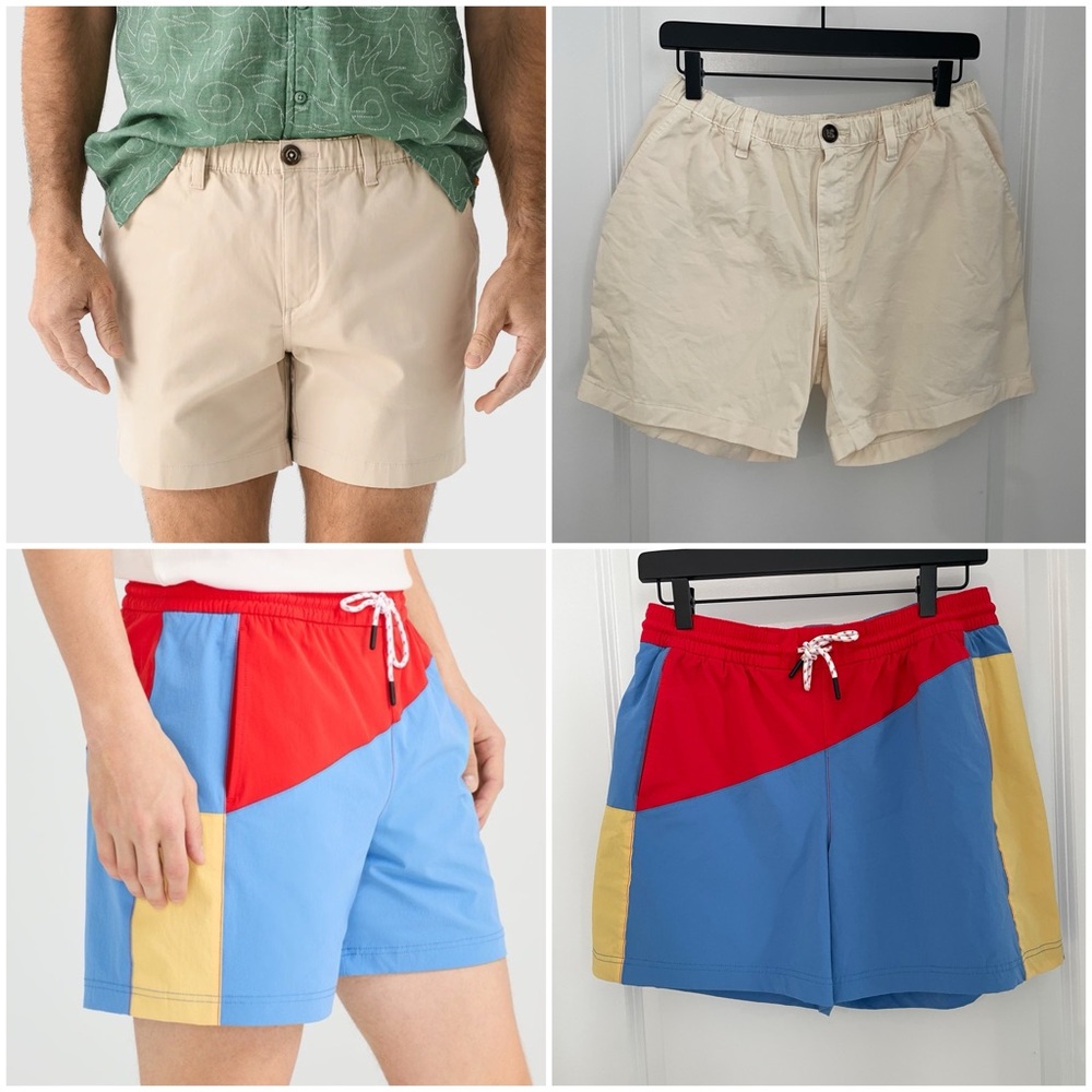 TWO Chubbies 5.5” Shorts Men’s Size Medium Originals & Retro Tracksuit Short.  6